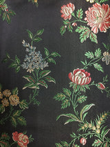 Scalamandre Albatros Lampas Black Fabric