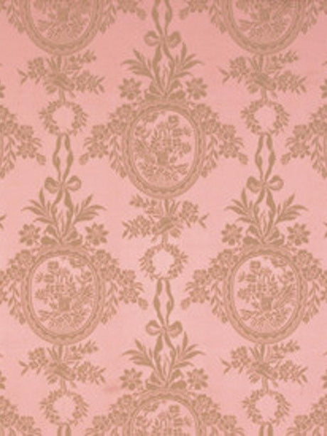 Scalamandre Damas Rambouillet Rose Olive Fabric