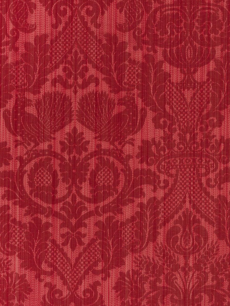 Scalamandre Damas Tanlay Rubis Fabric