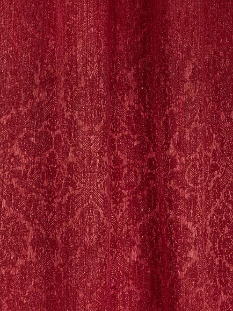 Scalamandre Damas Tanlay Rubis Fabric