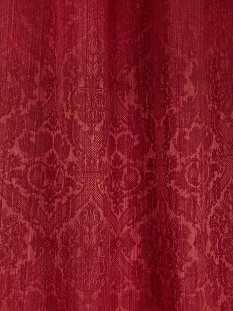 Scalamandre Damas Tanlay Rubis Fabric