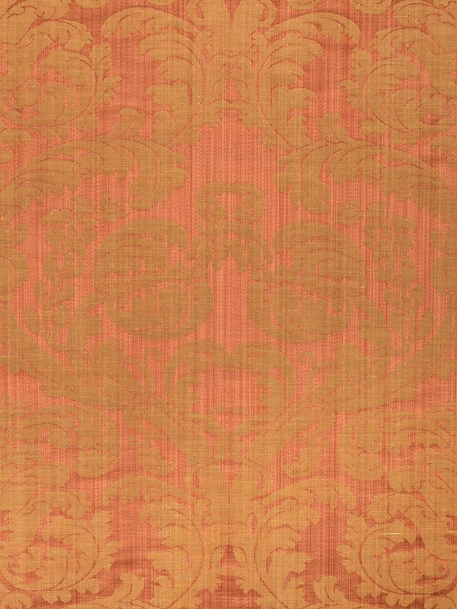 Scalamandre Tournelle Damask Cuivre Fabric