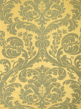 Scalamandre Tournelle Damask Or/Bleu Fabric