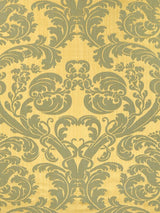 Scalamandre Tournelle Damask Or/Bleu Fabric