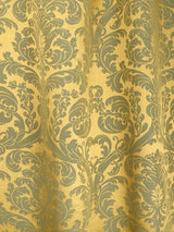 Scalamandre Tournelle Damask Or/Bleu Fabric