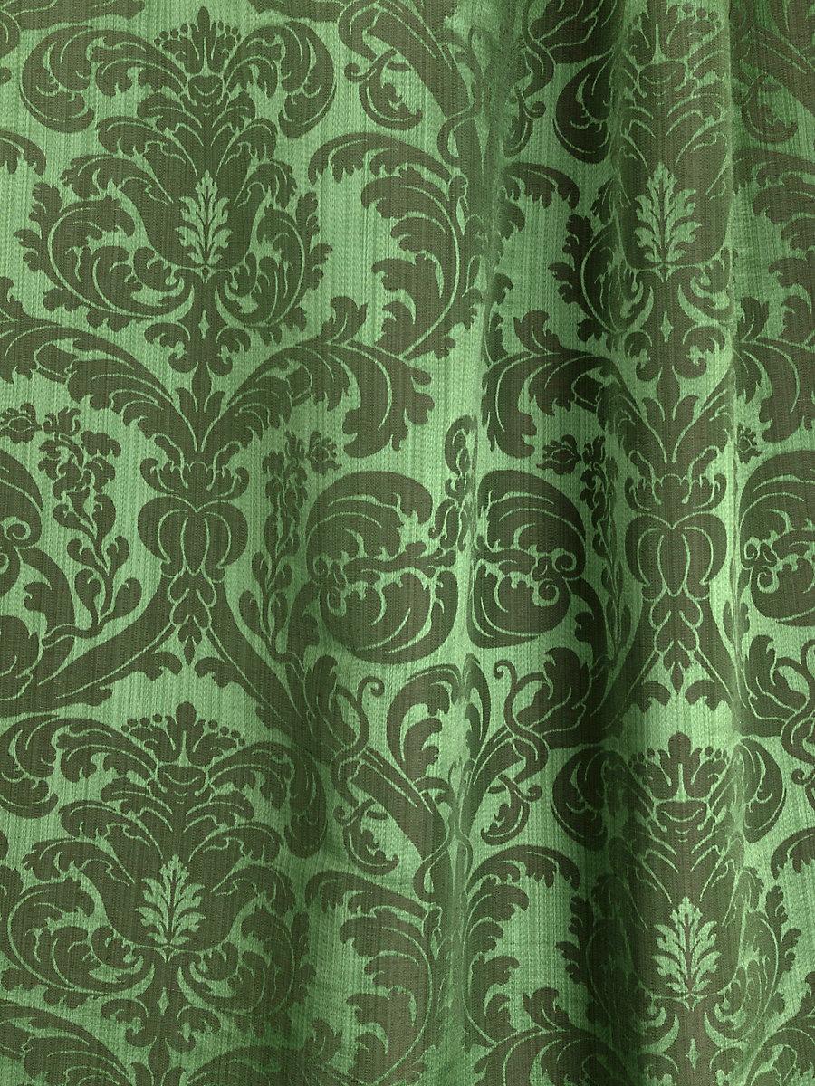 Scalamandre Tournelle Damask Emeraude Fabric