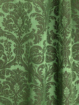 Scalamandre Tournelle Damask Emeraude Fabric