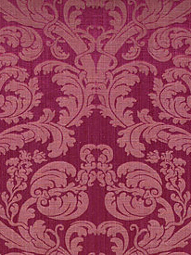Scalamandre Tournelle Damask Framboise Fabric