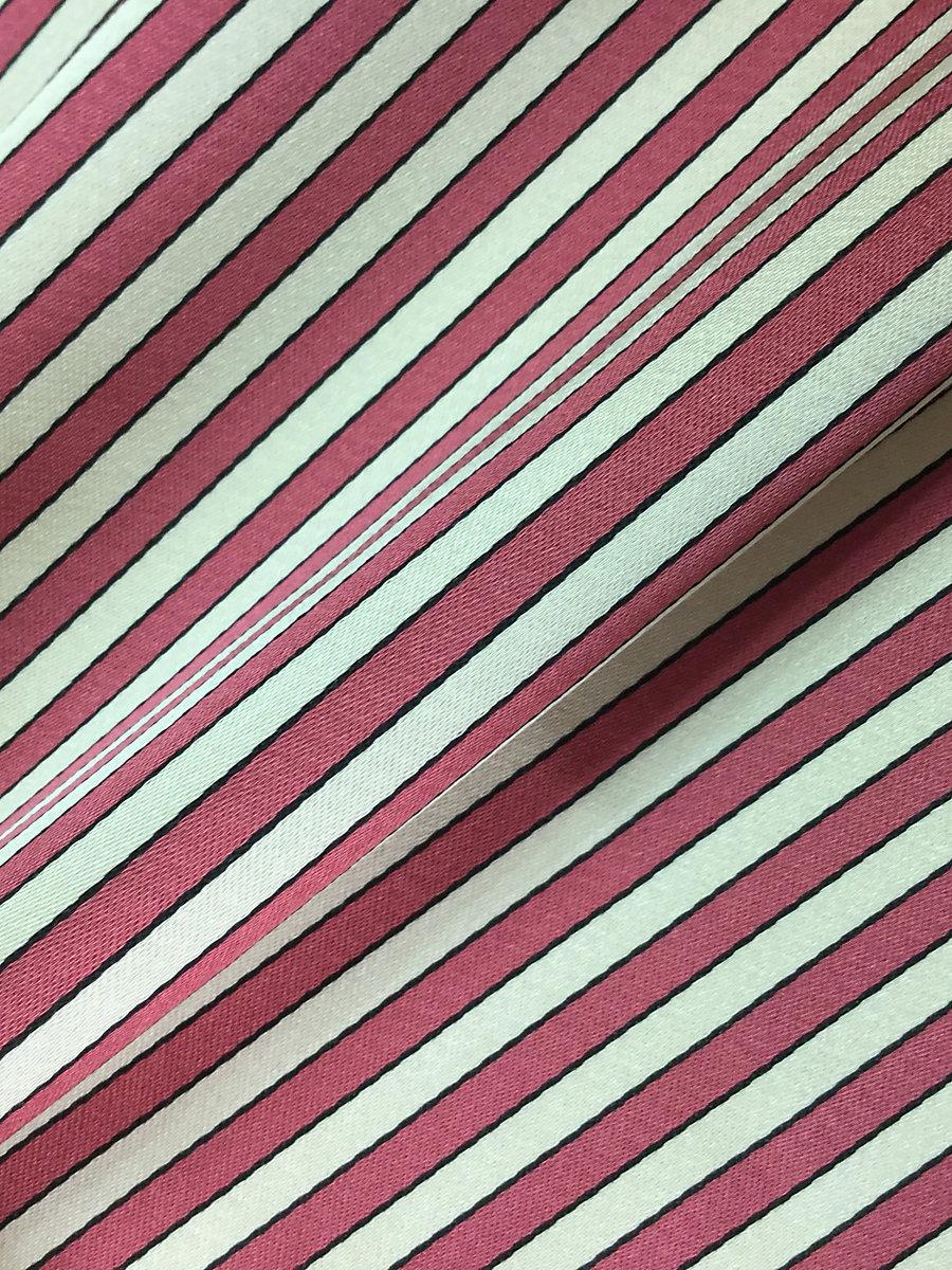 Scalamandre Milleraies Satin Mauve & Creme Fabric