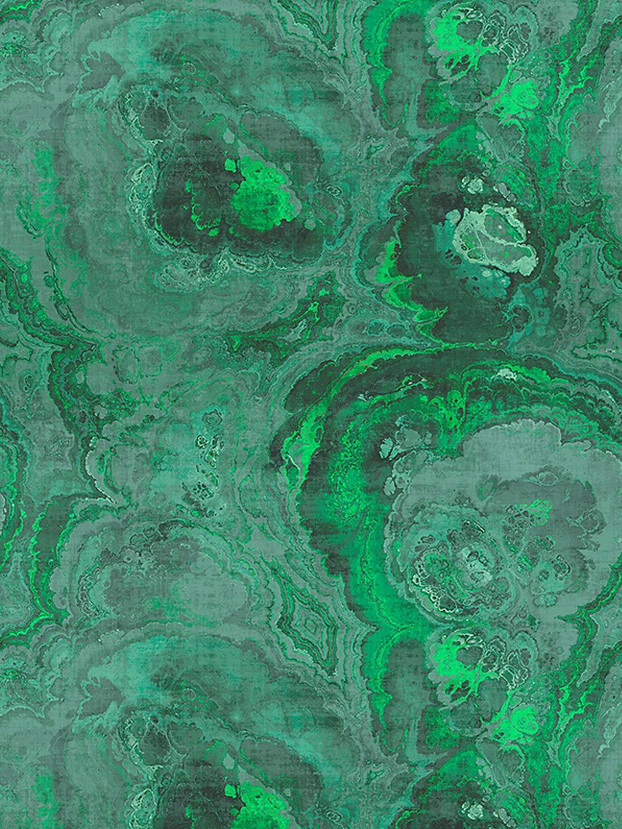 Scalamandre Agate Print Malachite Fabric