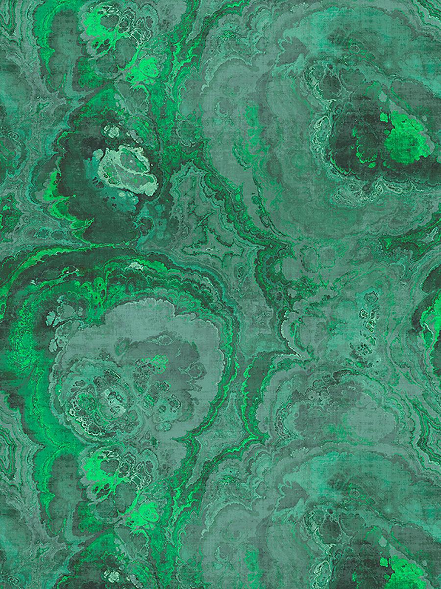Scalamandre Agate Print Malachite Fabric