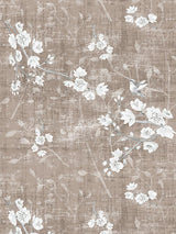 Scalamandre Blossom Fantasia | Sheer Mocha Fabric