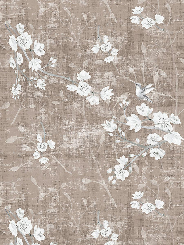 Scalamandre Blossom Fantasia | Sheer Mocha Fabric