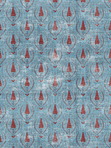 Scalamandre Byzantine | Sheer Jewel Blue Fabric
