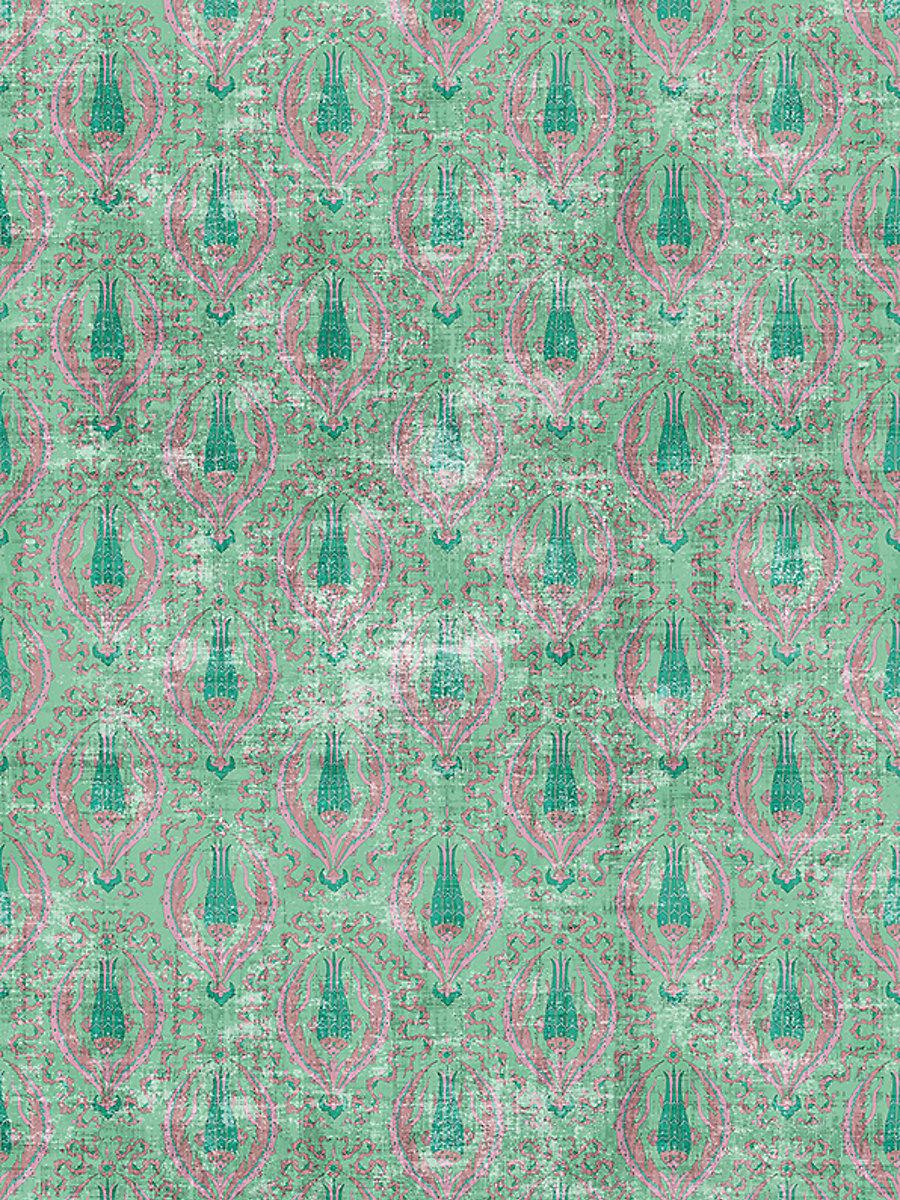 Scalamandre Byzantine | Sheer Jewel Green Fabric