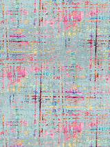 Scalamandre Coco Print Bleu Fabric