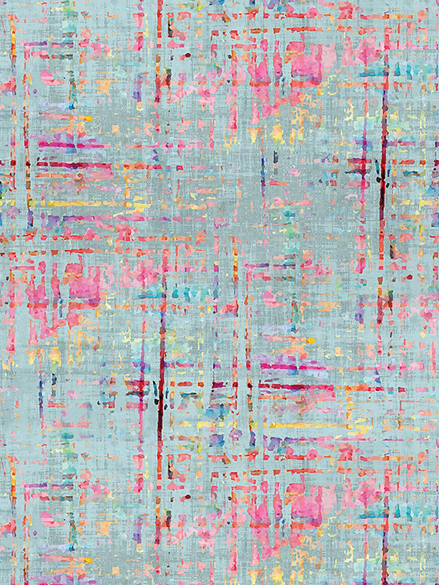 Scalamandre Coco Print Bleu Fabric