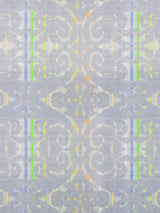 Scalamandre Dapper Printed Velvet Ice Fabric