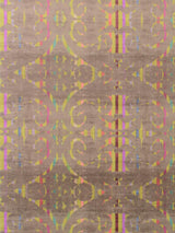Scalamandre Dapper Printed Velvet Chartreuse Fabric