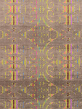 Scalamandre Dapper Printed Velvet Chartreuse Fabric