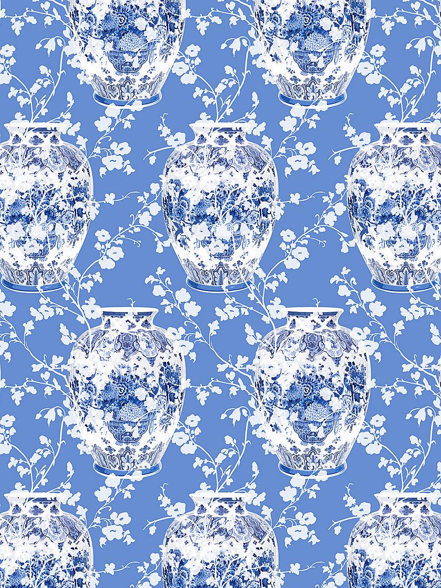 Scalamandre Filagree | Sheer Blue Fabric