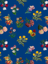 Scalamandre Etudes De Fleurs Blue Fabric