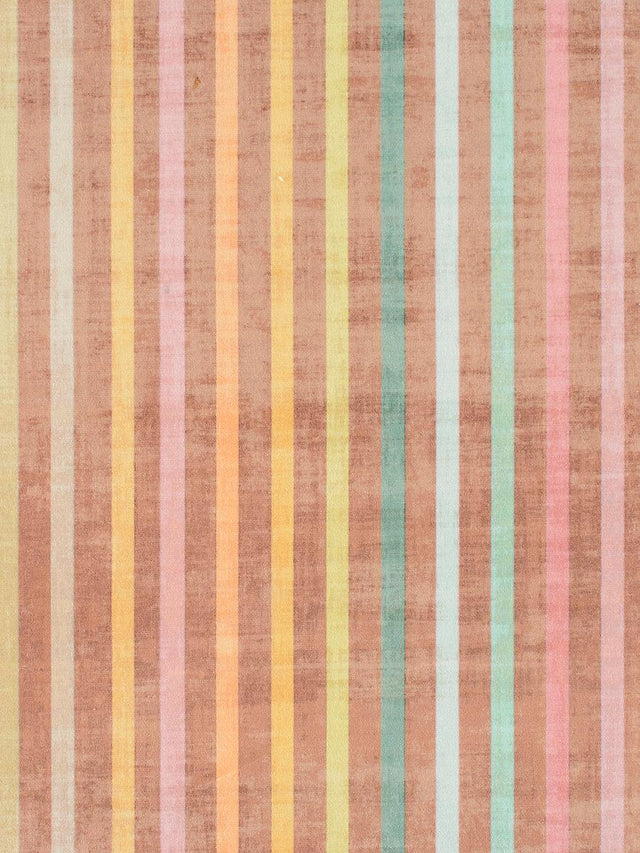 Scalamandre Grand Stripe Printed Velvet Pales Fabric