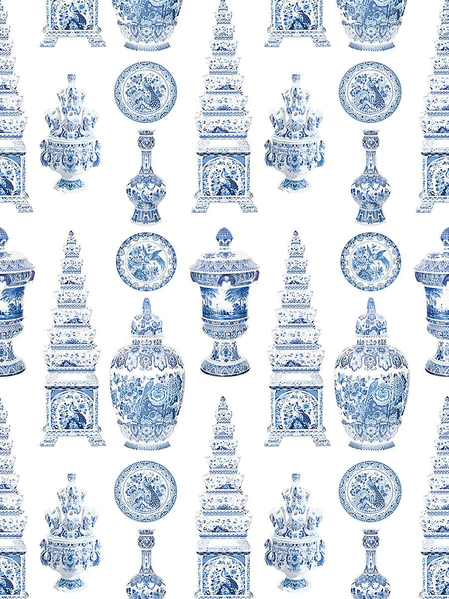 Scalamandre Icons Blue Fabric