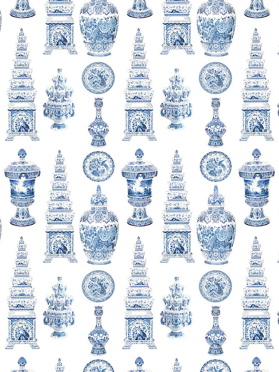 Scalamandre Icons Blue Fabric