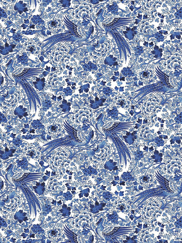 Scalamandre Inspiration Print Blue Fabric