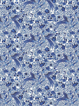 Scalamandre Inspiration Print Blue Fabric