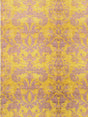 Scalamandre Palace Damask Printed Velvet Citron Fabric