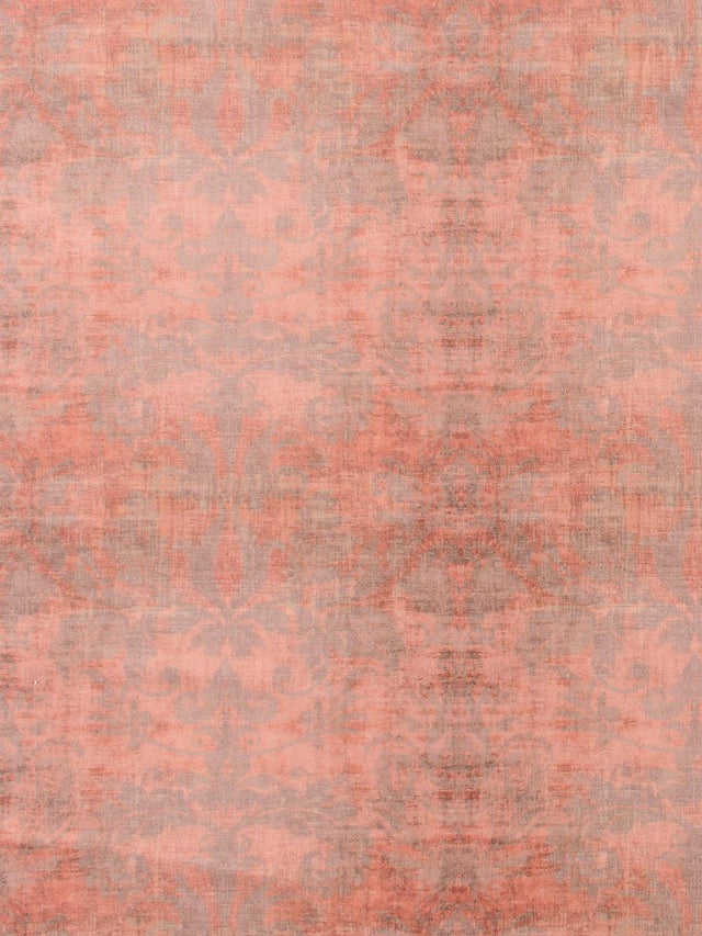Scalamandre Palace Damask Printed Velvet Clay Fabric