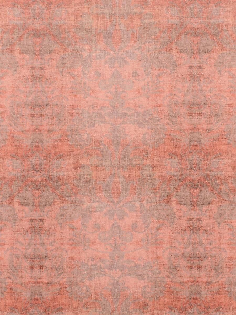 Scalamandre Palace Damask Printed Velvet Clay Fabric