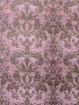 Scalamandre Palace Damask Printed Velvet Blush Fabric