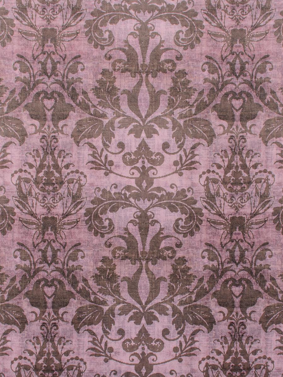 Scalamandre Palace Damask Printed Velvet Blush Fabric