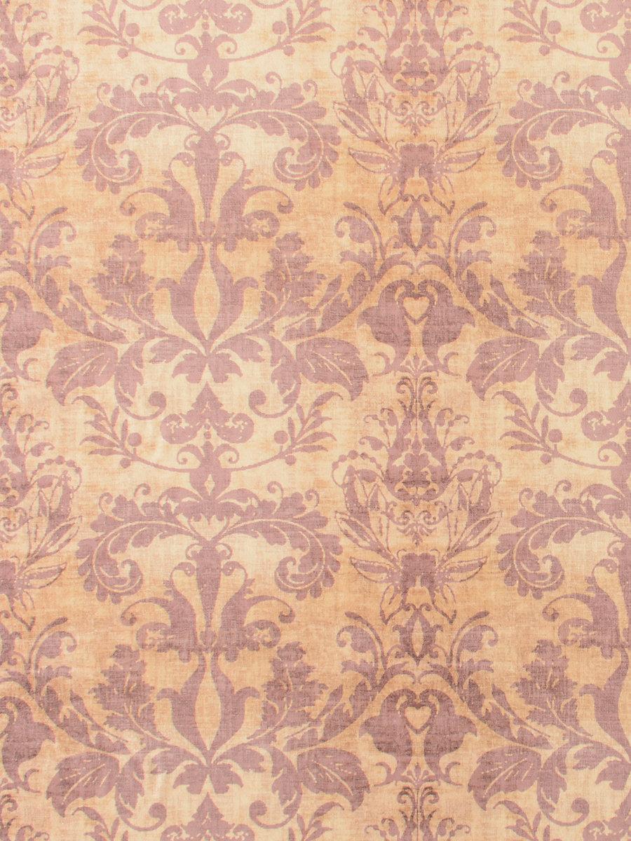 Scalamandre Palace Damask Printed Velvet Gold Fabric