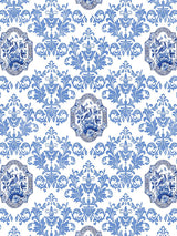 Scalamandre Porceleyne Blue Fabric