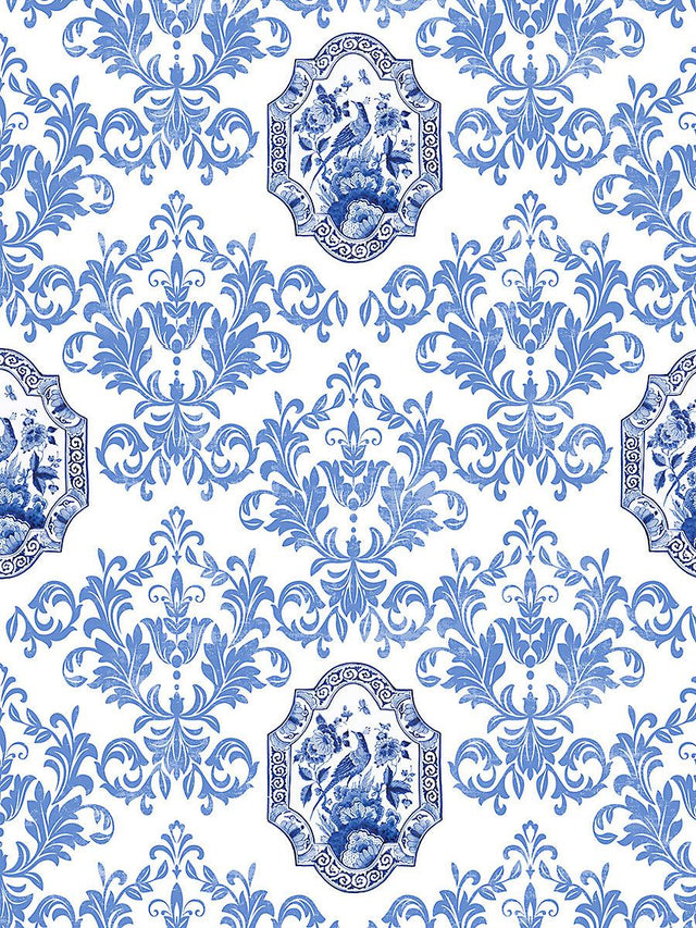 Scalamandre Porceleyne Blue Fabric