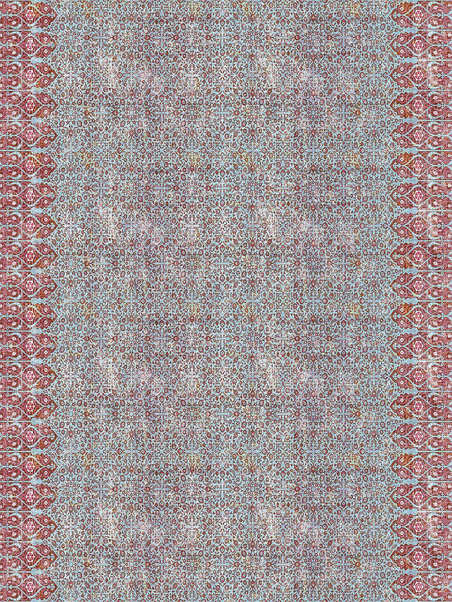 Scalamandre Sultan Printed Velvet Red Fabric