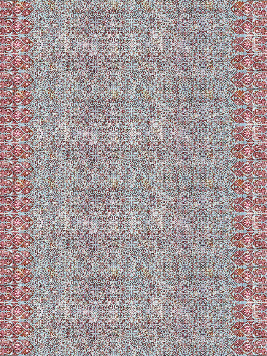 Scalamandre Sultan Printed Velvet Red Fabric