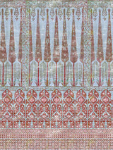Scalamandre Topkapi Garden Cotton Garden Turquoise Fabric