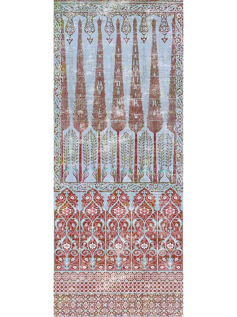 Scalamandre Topkapi Garden Cotton Garden Turquoise Fabric