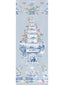 Scalamandre Tulipiere Flowers | Sheer Gray Fabric