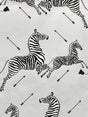 Scalamandre Zebras | Wallpaper | Trimmed Silver Wallpaper