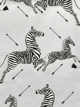 Scalamandre Zebras | Wallpaper | Trimmed Silver Wallpaper