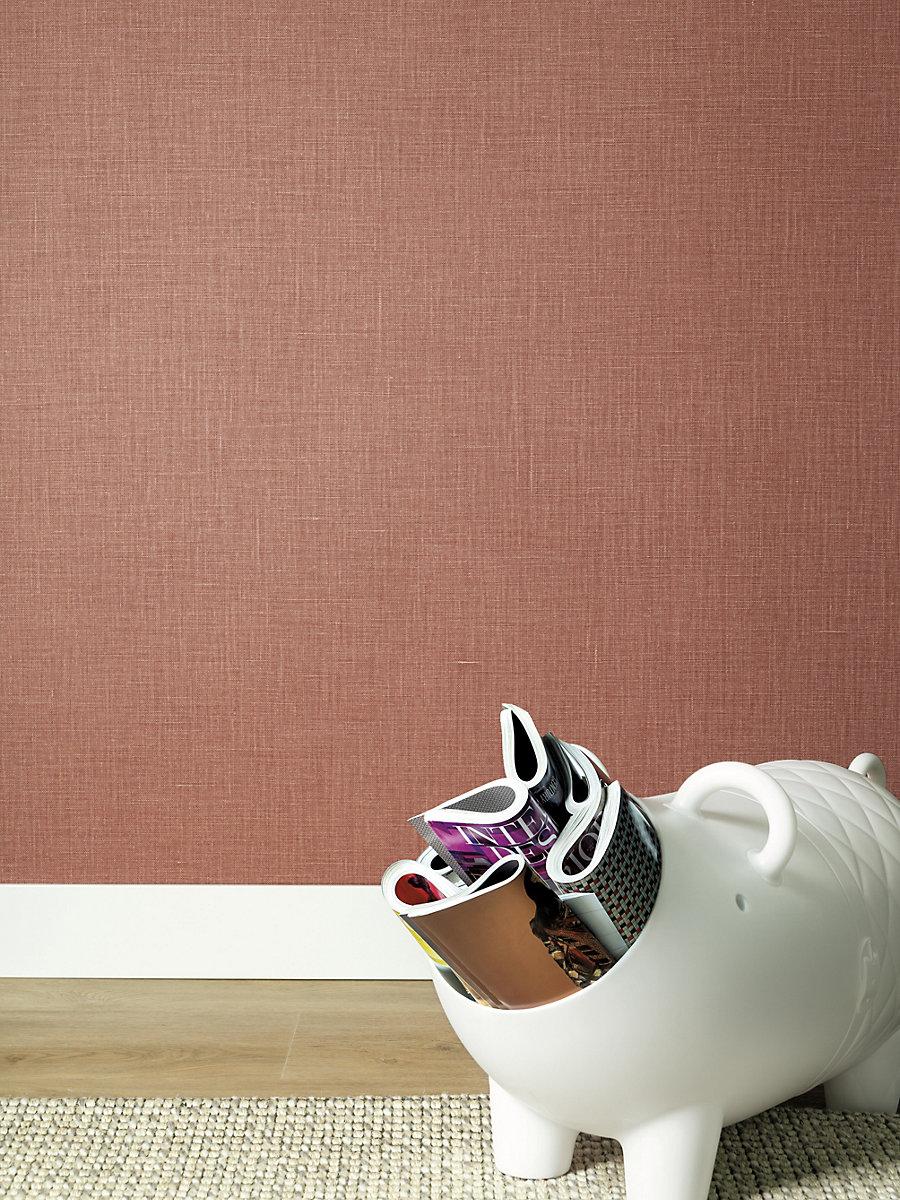 Scalamandre Park Linen Wallcovering Flax Wallpaper