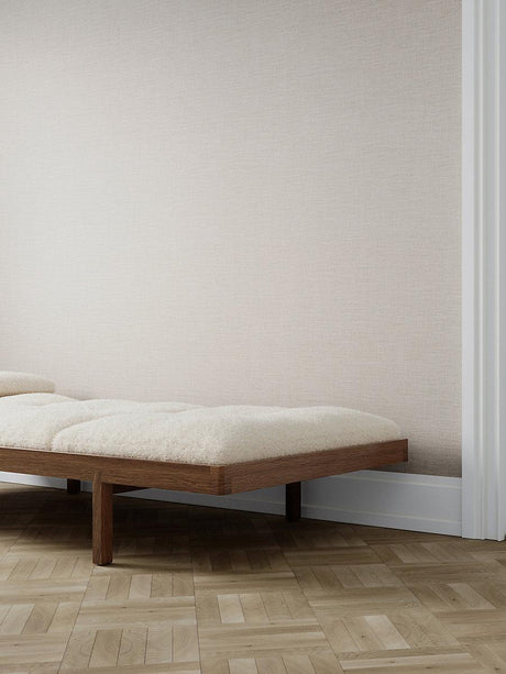 Scalamandre Park Linen Wallcovering Pebble Wallpaper