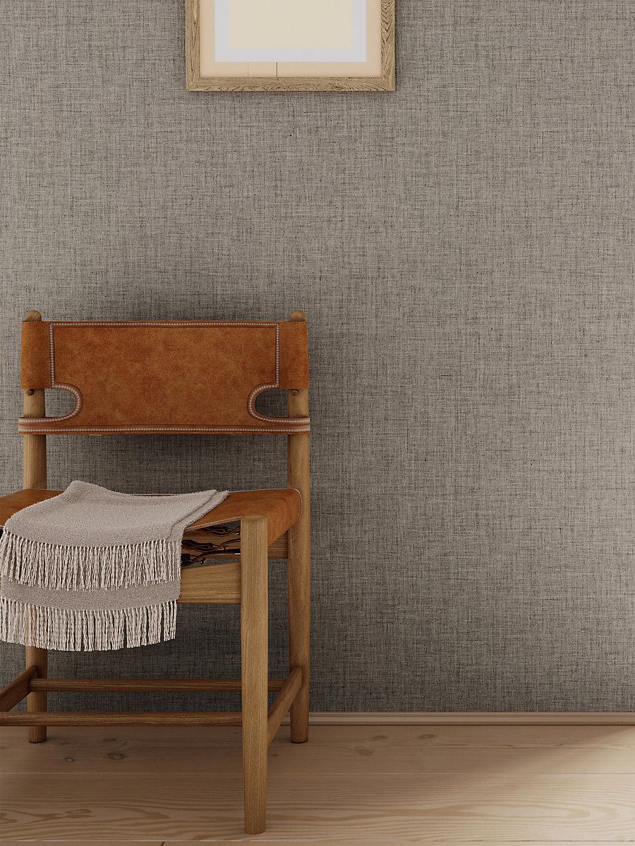 Scalamandre Ellis Linen Wallcovering Pebble Wallpaper