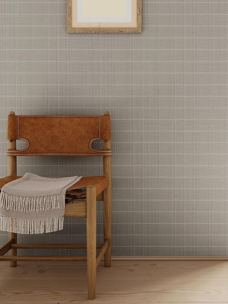 Scalamandre Hardwick Linen Wallcovering Sand Wallpaper
